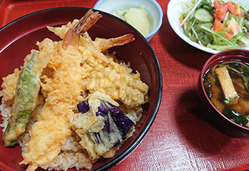 えび天丼セット