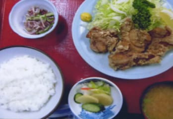 菜彩鶏唐揚セット